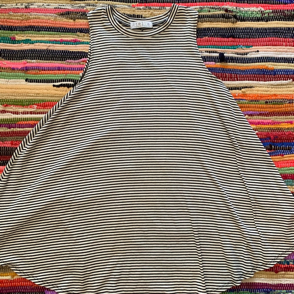 Striped Lightweight Knit Dress